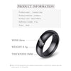Simple Nano Ceramic Ring Trend Titanium Steel with Zircon Rings, Ring Size:10(White)