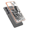 For Samsung Galaxy S25 Ultra 5G Electroplating Marble Dual-side IMD Phone Case(Totem Elephant)