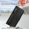 For Asus Zenfone 11 Ultra Multi-Card Slots Zipper Wallet Leather Phone Case(Black)