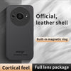 For Redmi A3 HUIYI Leather Magnetic Phone Case(Brown)