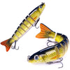HENGJIA JM064 Multi-section Fish Minnow Bionic Fake Lures Sea Fishing Sinking Lures, Size: 12.8cm 18g(2)
