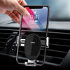 LINGKE Car Air Outlet Snap-in Gravity Mobile Phone Holder