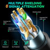 1m CAT8e Pure copper Computer Switch Router Ethernet Network LAN Cable