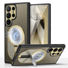 For Samsung Galaxy S25 Ultra 5G Heat Dissipation Aromatherapy MagSafe Holder Phone Case(Gold)
