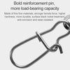 10pcs /Pack Stainless Steel Fishing Connector Bearing Rolling Swivel Connector Fishing Gear Accessories(4(30mm))