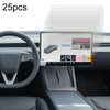 For Tesla Model 3 2024 25pcs Car Navigator Protective Film Tempered Glass Film