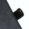 For Alcatel 3X 2020 KHAZNEH Cowhide Texture Horizontal Flip Leather Case with Holder & Card Slots & Wallet(Black)