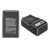 F550/F750/F970 LCD Single Charger Camera Battery Charger, EU Plug