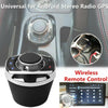 Multifunctional Car Cup Holder Wireless Knob Button Steering Wheel Button Remote Control with Light
