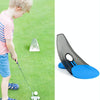 2 PCS Golf Putting Practice Indoor Or Outdoor Putting Trainer(Blue)