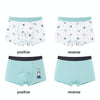 150 Yards 2pcs Boys Cartoon Cotton Boxer Antibacterial Boxer(ND411)