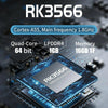 ANBERNIC RG ARC-S Handheld Game Console 4-Inch IPS Screen Linux System Portable Video Arcade 128G(Transparent Blue)