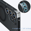 For Samsung Galaxy S25 Ultra 5G Armor MagSafe Precise Hole PC Hybrid TPU Phone Case(Frosted Black)