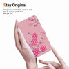 For Samsung Galaxy A36 5G / A56 5G Crystal Texture Colored Drawing Leather Phone Case(Cherry Blossoms)
