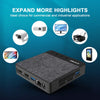 GXMO N42 Windows 11 Intel Gemini Lake N4020C Mini PC NVME SSD WiFi Mini Desktop Computer, Specification:6GB+64GB(Black)