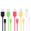HAWEEL 1m High Speed 35 Cores 8 Pin to USB Sync Charging Cable for iPhone, iPad(Green)