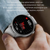 HK85 1.43 inch Smart Silicone Strap Watch Supports Bluetooth Call/Blood Oxygen Monitoring(Black)