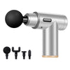 Fascia Massager Mini Electric Muscle Massager Portable Fitness Muscle Relaxing Massager LCD(Space Gray)