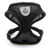 Breathable Dog Harness Vest, Black, L (Chest 46cm) - Cat & Small/Medium Dog