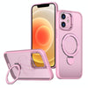 For iPhone 11 Wing Series Gen2 MagSafe Metal Ring Holder Phone Case(Pink)