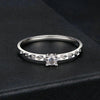 MSR059 S925 Sterling Silver Platinum Moissanite Ring(6)