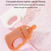 Baby Silicone Teether Bottle Bite Teether Teething Stick, Color: With Box Milk White