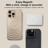 For iPhone 13 Pro Wave Texture Liquid Silicone Titanium MagSafe Phone Case(Grey)