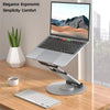 AS018-XS For 10-17 inch Device 360 Degree Rotating Adjustable Laptop Holder Desktop Stand(Silver)