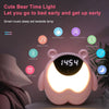 Creative Time Light Childrens Bedroom Smart Timer Bedside Alarm Clock, Style:Monochrome 3W(Pink)
