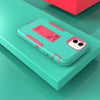 For iPhone 12 mini Magnetic Holder Phone Case (Green + Rose Red)