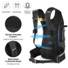 WEST BIKING YP0707271 Riding Luminous Backpack Outdoor Casual Travel Shoulder Bag, Size: 16L(Black Gray)