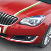 5m Italy Flag Car Plastic Wrap Sticker Decal Film