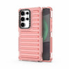 For Samsung Galaxy S25 Ultra 5G High Transparency TPU Hybrid PC Airbag Phone Case(Pink)