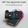 RUIGPRO 360 Degree Rotation Backpack Rec-Mounts Clip Clamp Mount with Screw for GoPro, Insta360, DJI and Other Action Cameras(Black)