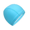 Adult Waterproof PU Coating Stretchy Swimming Cap Keep Long Hair Dry Ear Protection Swim Cap (Baby Blue)