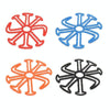 Riding Silicone Helmet Inner Pad Anti-Pressure Hair Breathable Portable Helmet Pad(Orange)