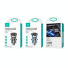 USAMS US-CC162 C31 5V3A Transparent Dual USB Mini Car Charger(Blue)