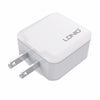LDNIO A2201 2.4A Dual USB Charging Head Travel Direct Charge Mobile Phone Adapter Charger With Micro Data Cable (US Plug)