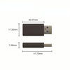 GE06 USB Data Blocker Fast Charging Connector(Rose Gold)