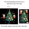30x45cm Christmas Static Wall Stickers Glass Window Christmas Decoration Poster, Style: SDJ2317