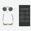 Retro Round Metal Sunglasses Unisex Design UV Protection Glasses(Silver+Silver)