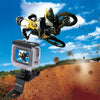 PULUZ Aluminum Alloy Motorcycle Fixed Holder Mount with Tripod Adapter & Screw for GoPro, Insta360, DJI and Other Action Cameras(Black)
