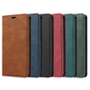 For Samsung Galaxy S23 5G Wristband Magnetic Leather Phone Case(Brown)