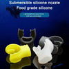 Diving Snorkel Mouthpiece Silicone Scuba Equipment(Fluorescent Yellow)