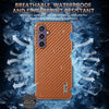 For Samsung Galaxy A16 5G AZNS Electroplated Edge Carbon Fiber Texture Phone Case(Green)