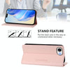 For iPhone SE 2024 RC01 Dual-Folded Magnetic Suction RFID Leather Phone Case(Pink)