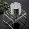 Outdoor Mini Portable Folding Grill Stainless Steel 304 Furnace Head Bracket, Size: 17x15.5x9.5cm