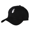 Adjustable Small Hand Embroidery Pattern Sunshade Baseball Cap, Size:M56-58cm(Black)