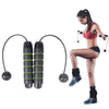 Indoor Ropeless Skipping Fitness Exercise Weight Rope(Black Green)