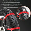 5pcs/Set Motorcycle Electric Two-Wheeler Non-Damaging Anti-Skid Chain Ties(Black)